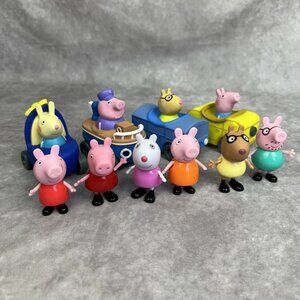 Peppa Pig Peppas Adventures Little Buggy Vehicle Figure Lot 10 Hasbro Jazwares